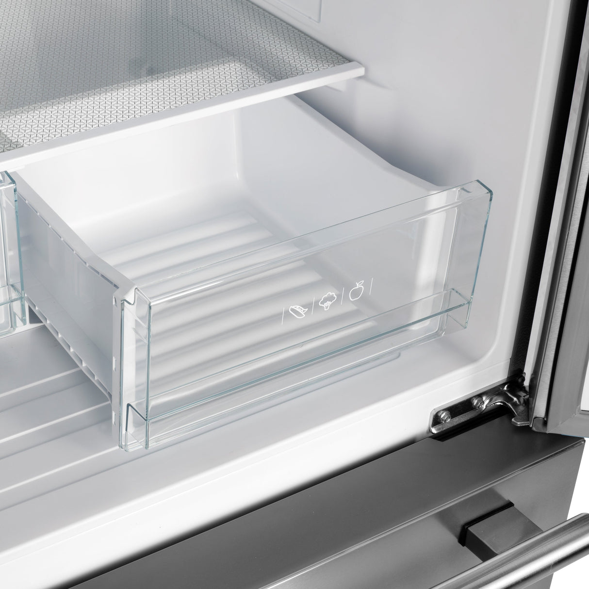 FORNO Gallipoli 30" 17.5 cu. ft. French Door Built-In Refrigerator in Stainless Steel with Ice Maker, FFFFD1974-31SB