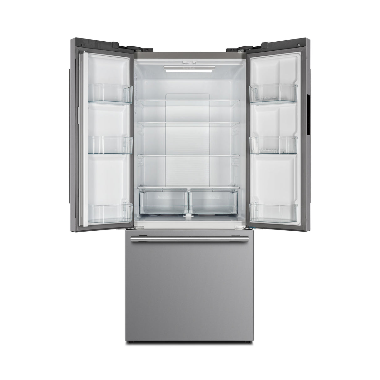 FORNO Gallipoli 30" 17.5 cu. ft. French Door Built-In Refrigerator in Stainless Steel with Ice Maker, FFFFD1974-31SB