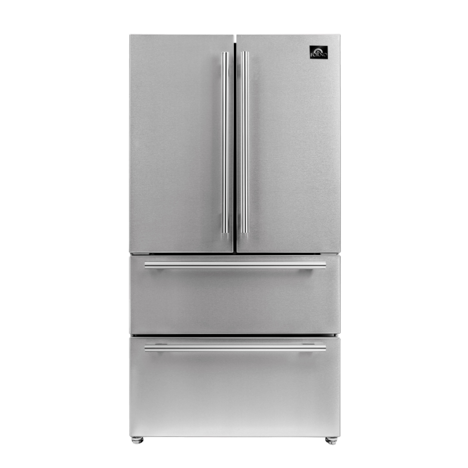 FORNO Appliance Package - 48" Gas Range, 36" Refrigerator, Microwave Drawer, Dishwasher, AP-FFSGS6244-48-25