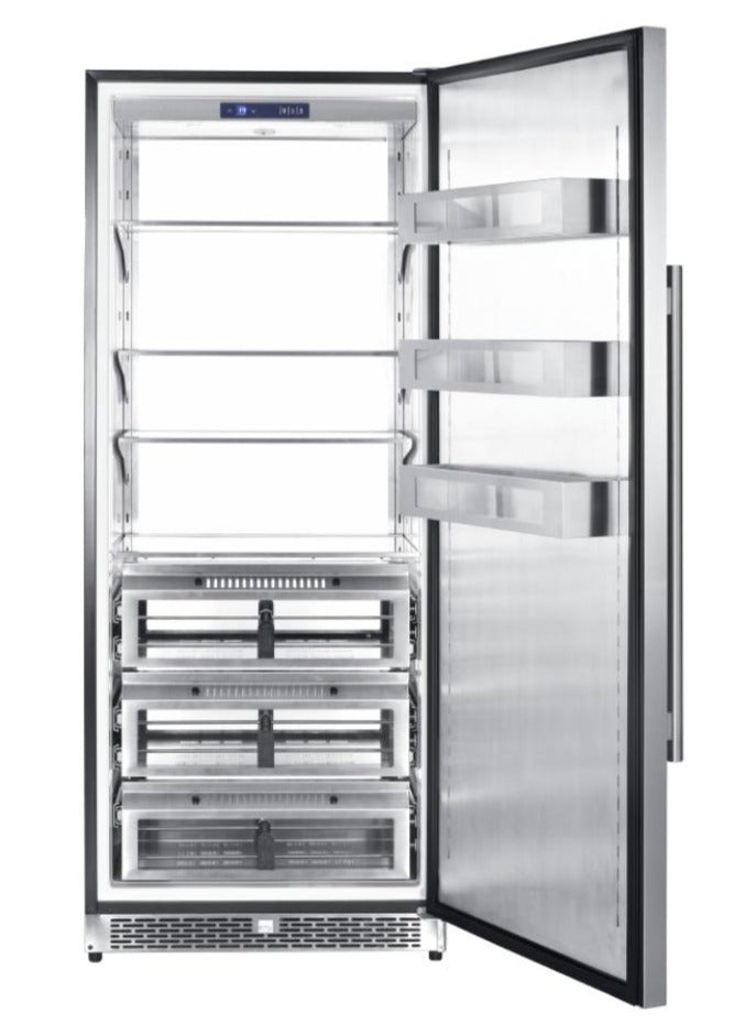 FORNO Colone 30" 14.6 cu.ft. Freestanding Refrigerator in Stainless Steel, FFRBI1821-30S