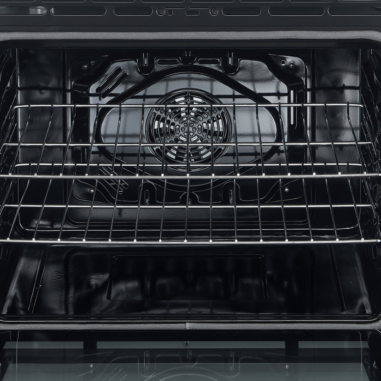 FORNO Espresso Leonardo 30" 5 cu. ft. Electric Range in Black with Silver Handles, FFSEL6012-30BLK