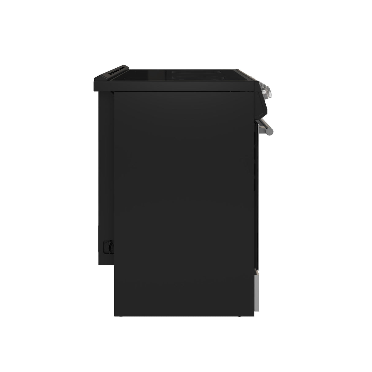 FORNO Espresso Leonardo 30" 5 cu. ft. Electric Range in Stainless Steel with Silver Handles, FFSEL6012-30