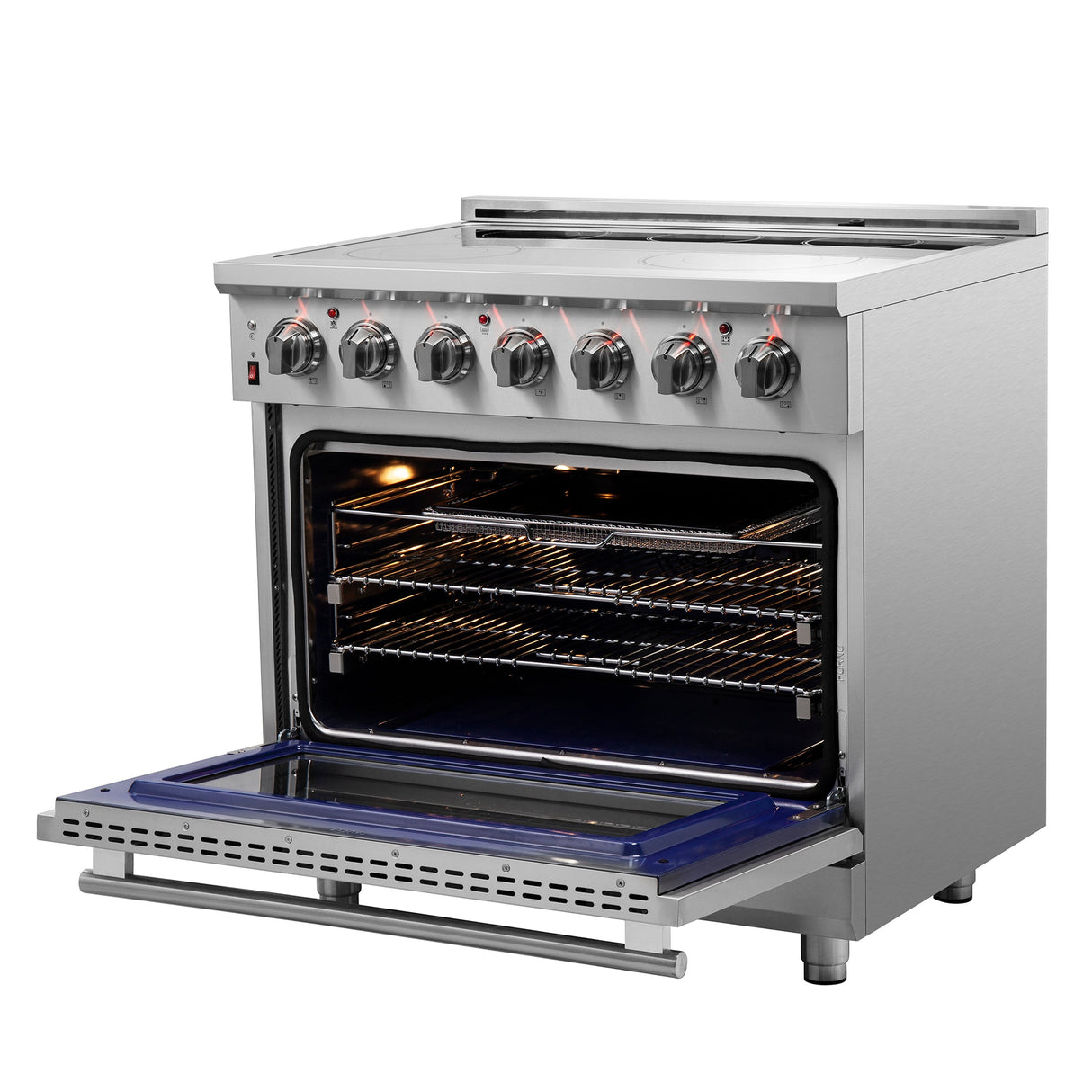 FORNO Massimo 36" 5.36 cu. ft. Freestanding Electric Range with 5 Elements, FFSEL6020-36