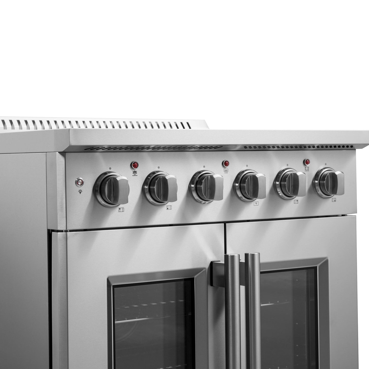 FORNO Galiano 30" 4.32 cu. ft. Freestanding Electric Range with French Door in Stainless Steel, FFSEL6917-30