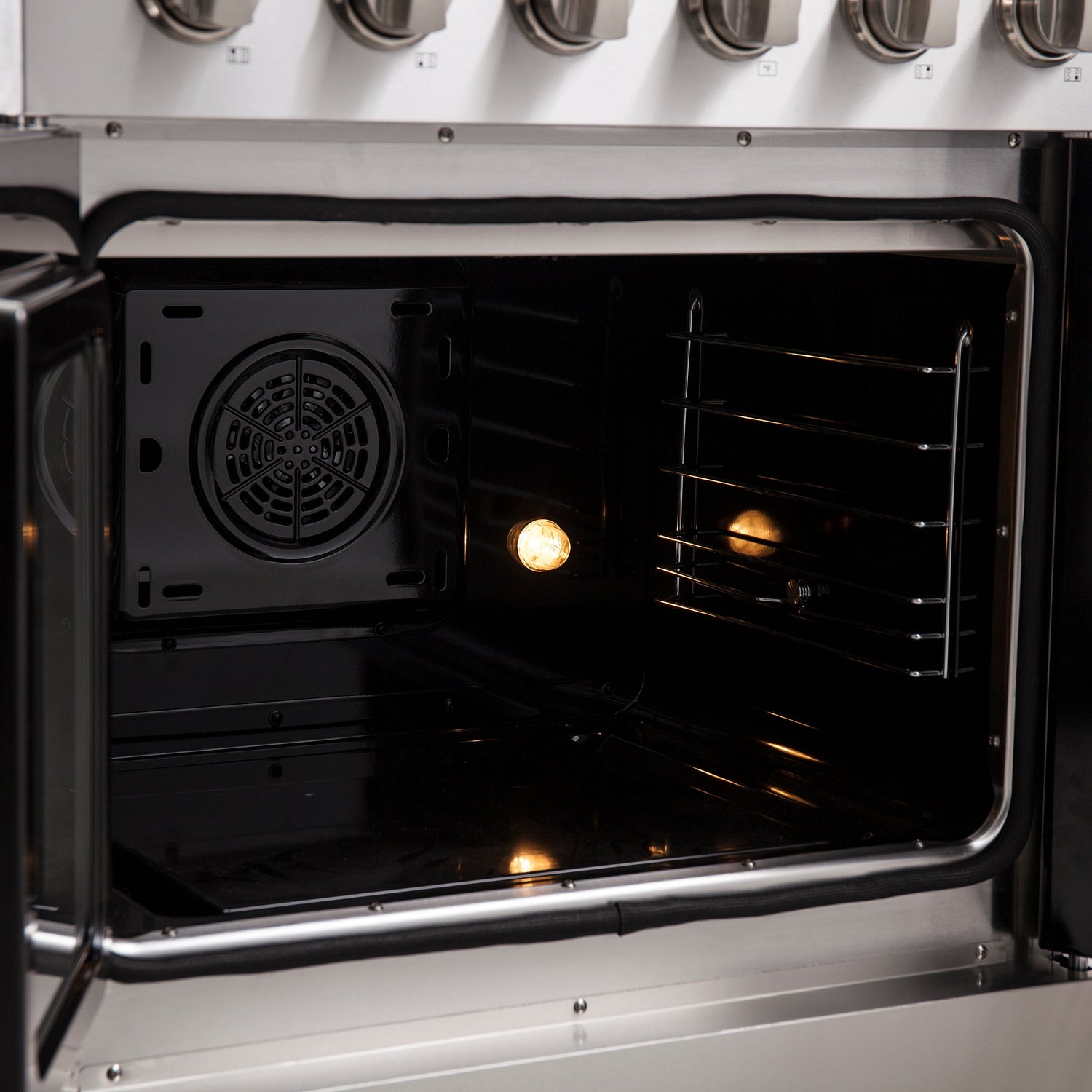 FORNO Galiano 30" 4.32 cu. ft. Freestanding Electric Range with French Door in Stainless Steel, FFSEL6917-30