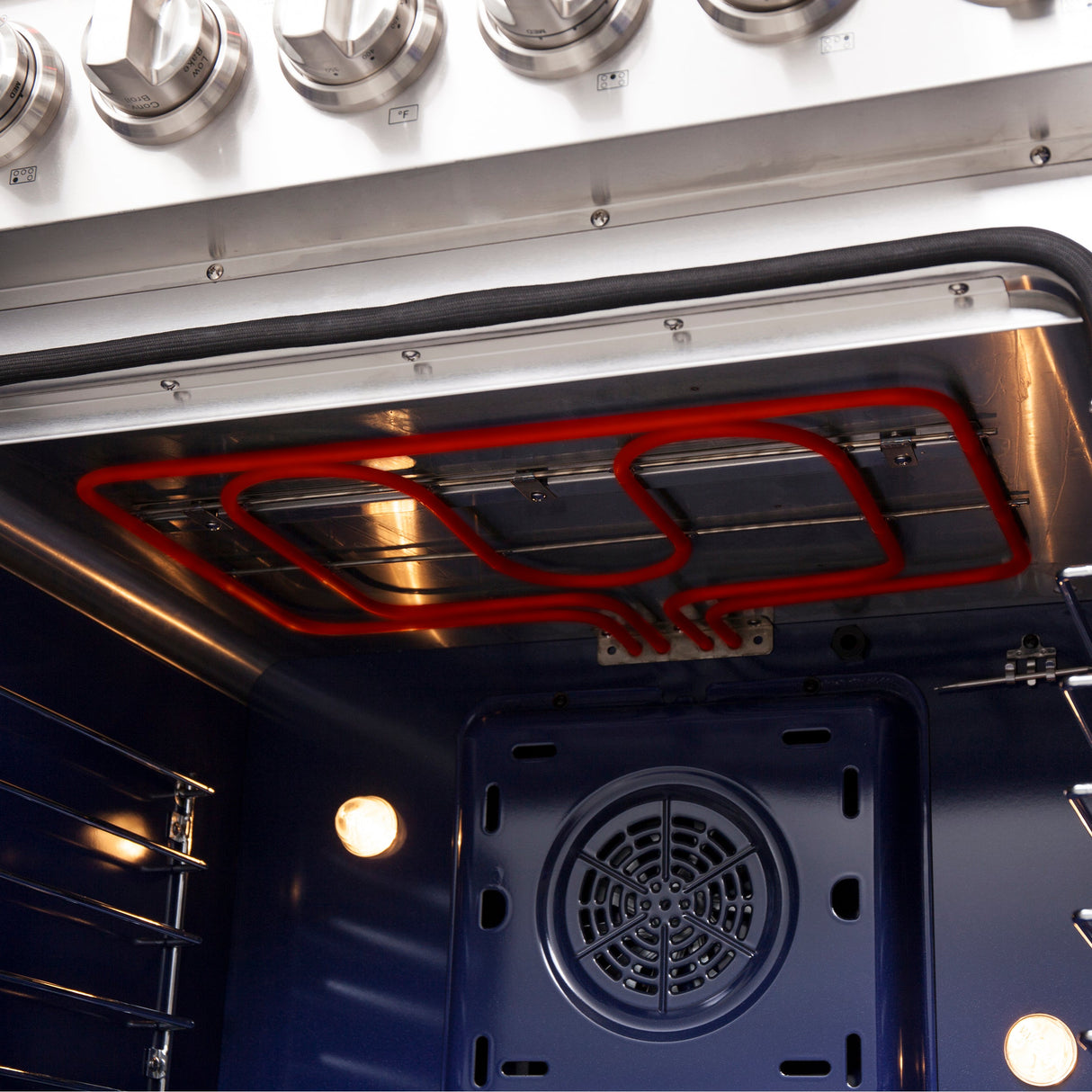 FORNO Massimo 30" 4.32 cu. ft. Freestanding French Door Electric Range with 5 Elements, FFSEL6955-30