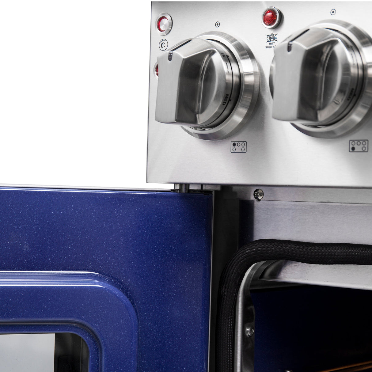 FORNO Massimo 30" 4.32 cu. ft. Freestanding French Door Electric Range with 5 Elements, FFSEL6955-30