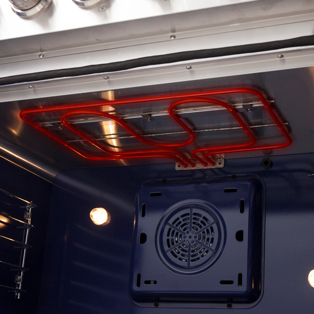 FORNO Massimo 36" 5.36 cu. ft. Freestanding French Door Electric Range with 5 Elements, FFSEL6955-36