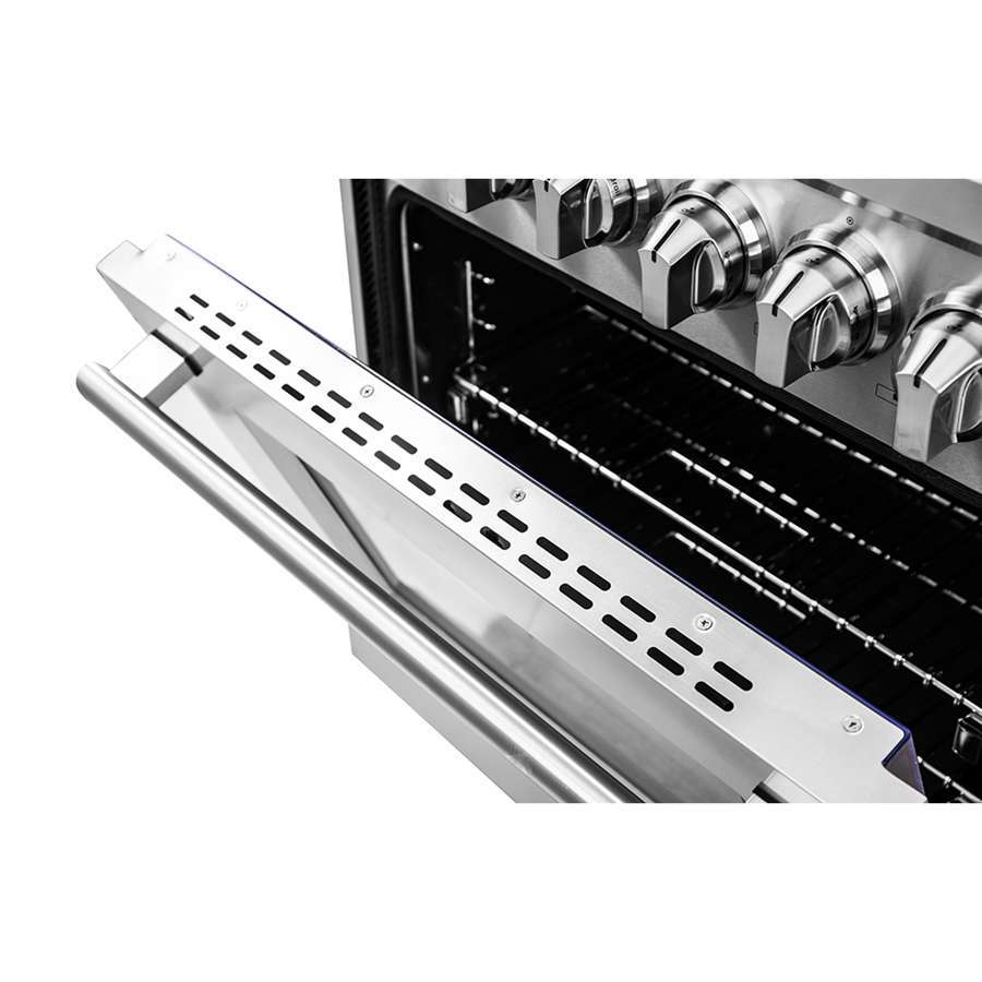 FORNO Massimo 36″ 5.36 cu. ft. Freestanding Dual Fuel Range with 6 Burners, FFSGS6125-36