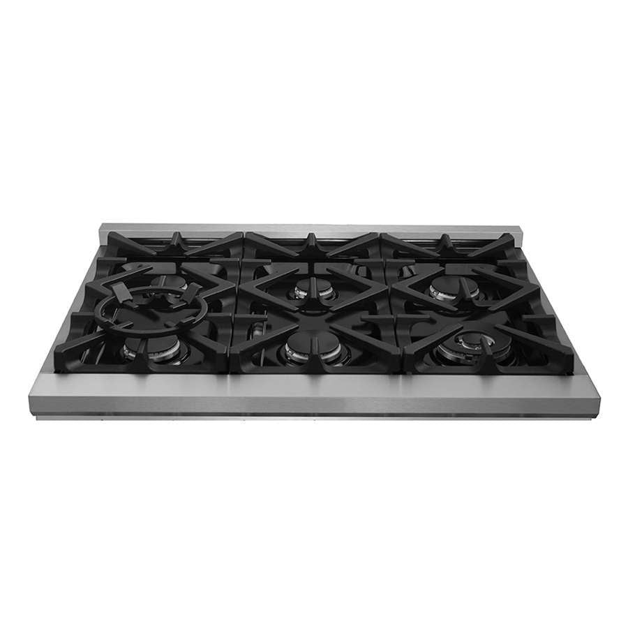 FORNO Massimo 36″ 5.36 cu. ft. Freestanding Dual Fuel Range with 6 Burners, FFSGS6125-36