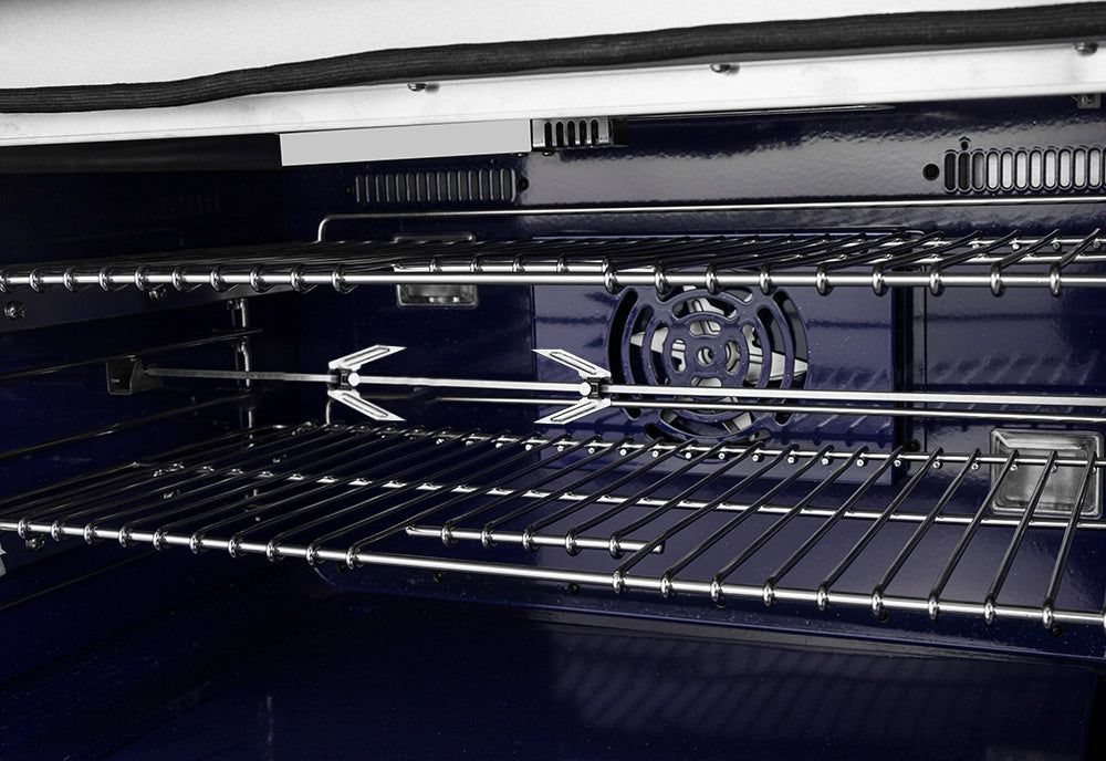 FORNO Capriasca 48" 6.58 cu. ft. Dual Fuel Range with 8 Italian Burners in Stainless Steel, FFSGS6187-48