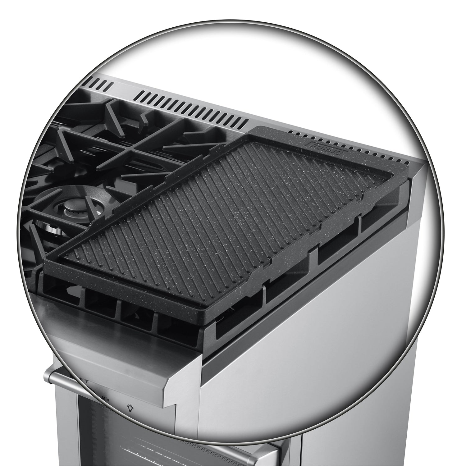 FORNO Lazio 30" 4.32 cu. ft. Dual Fuel Range with 5 Italian Burners in Stainless Steel, FFSGS6196-30