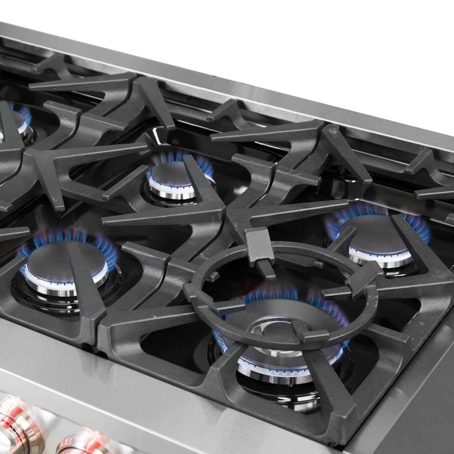 FORNO Massimo 60″ 8.64 cu. ft. Freestanding Gas Range with 10 Burners, FFSGS6239-60