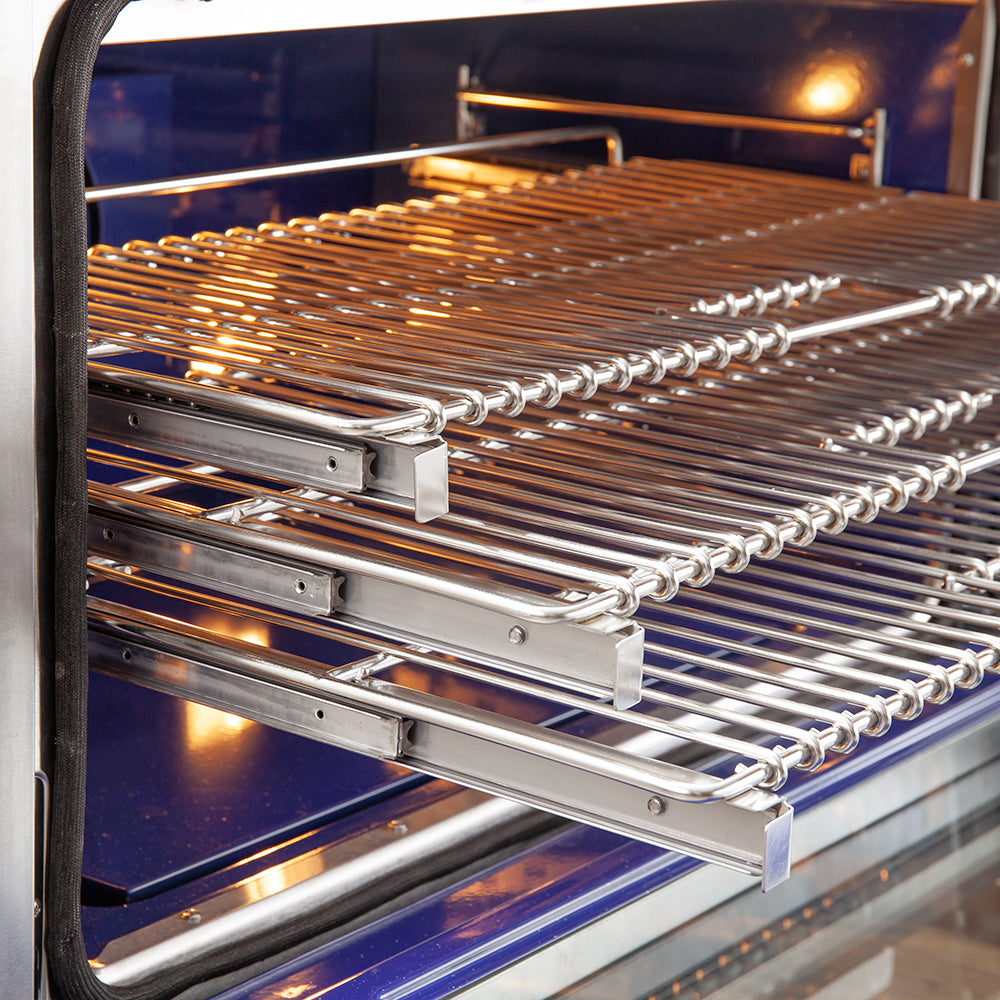 FORNO Capriasca 36" 5.36 cu. ft. Gas Range with 6 Italian Burners in Stainless Steel, FFSGS6260-36