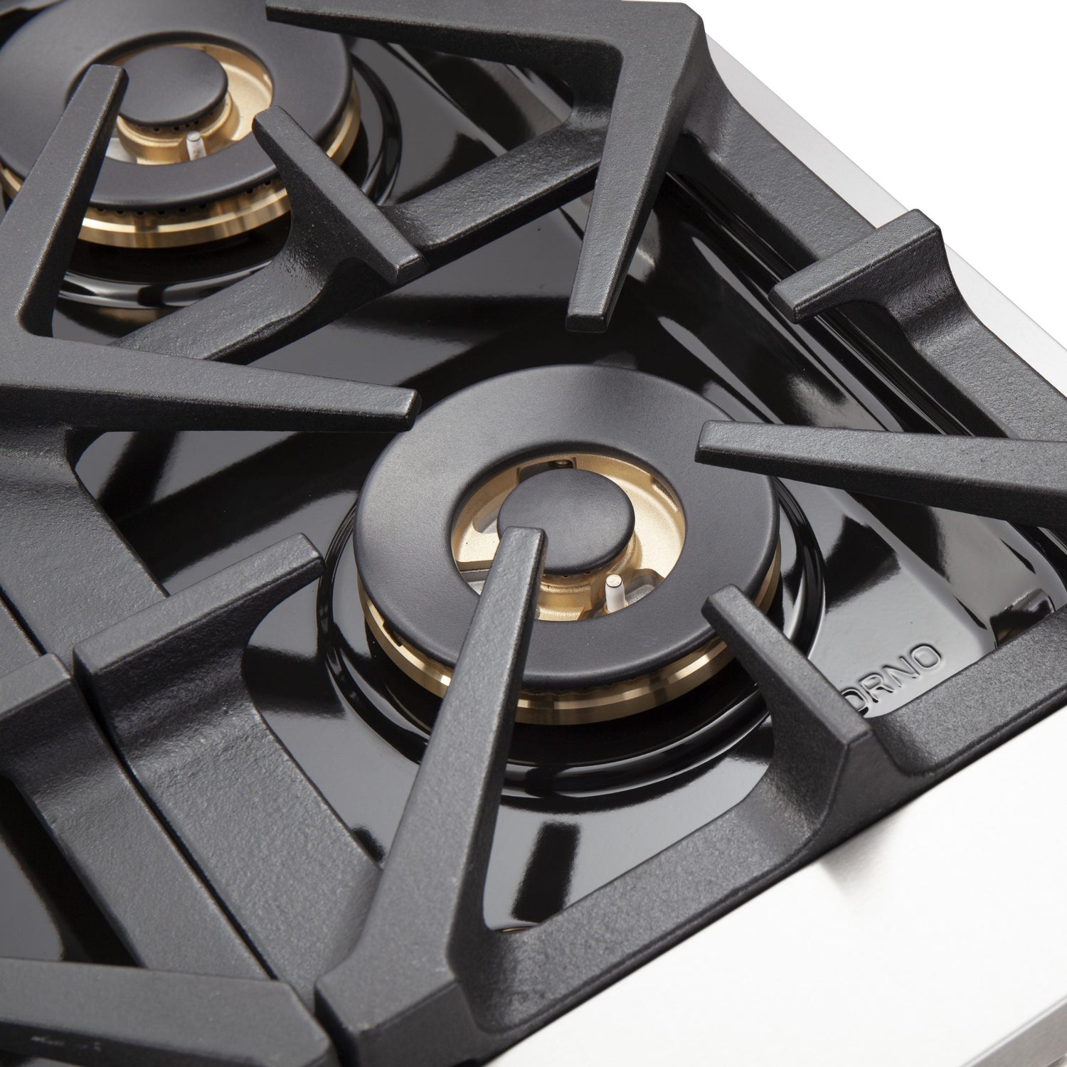 FORNO Capriasca 48″ 6.58 cu. ft. Gas Range with 8 Italian Burners in Stainless Steel, FFSGS6260-48