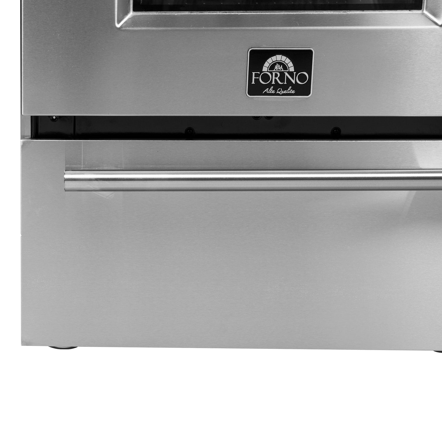 FORNO Breno 24" 2.3 cu. ft. Freestanding Gas Range with 4 Sealed Burners in Stainless Steel, FFSGS6272-24