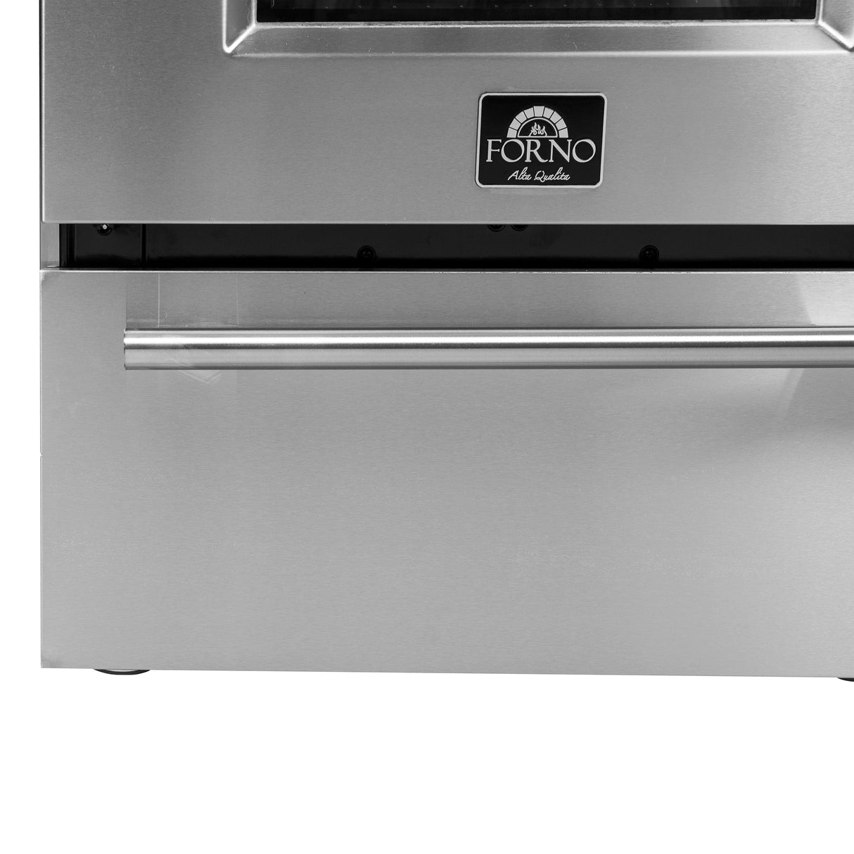 FORNO Breno 24" 2.3 cu. ft. Freestanding Gas Range with 4 Sealed Burners in Stainless Steel, FFSGS6272-24