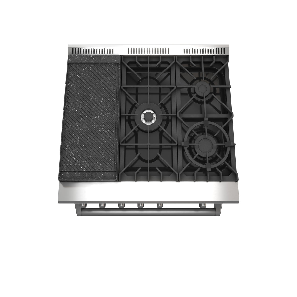 FORNO Lazio 30" 4.3 cu. ft. Gas Range with 5 Sealed Burners, Air Fryer and Griddle, FFSGS6276-30