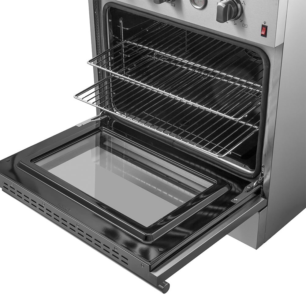 FORNO Marco 30" 4.32 cu.ft. Gas Range with 4 Burners and Built-In Temperature Gauge, FFSGS6277-30