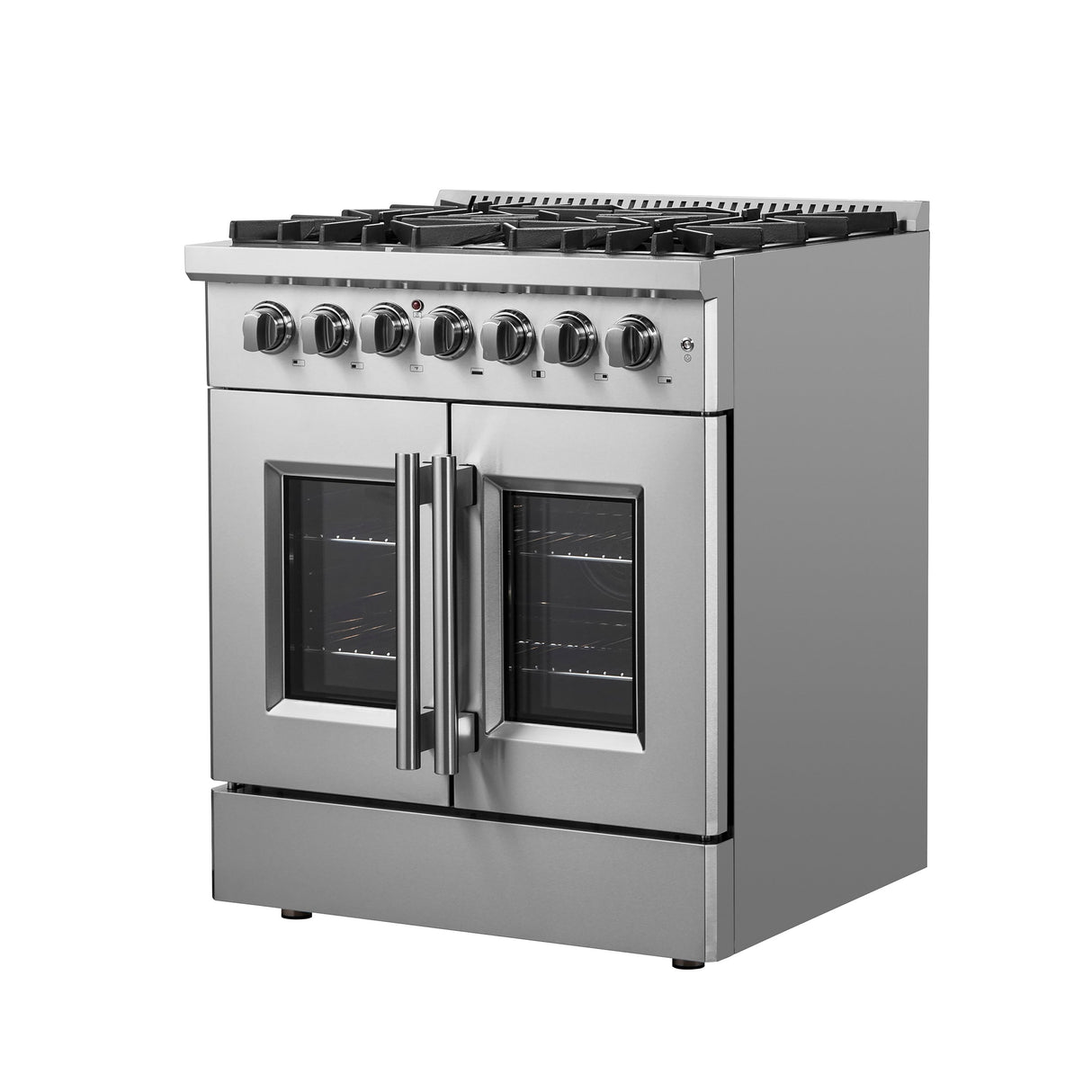 FORNO Galiano 30" 4.32 cu. ft. Dual Fuel Range with French Door in Stainless Steel, FFSGS6356-30