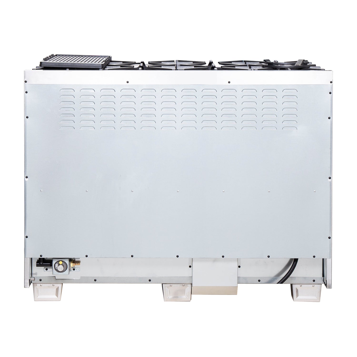 FORNO Capriasca 48" 6.58 cu. ft. Dual Fuel Range with French Door and 8 Sealed Burners, FFSGS6387-48