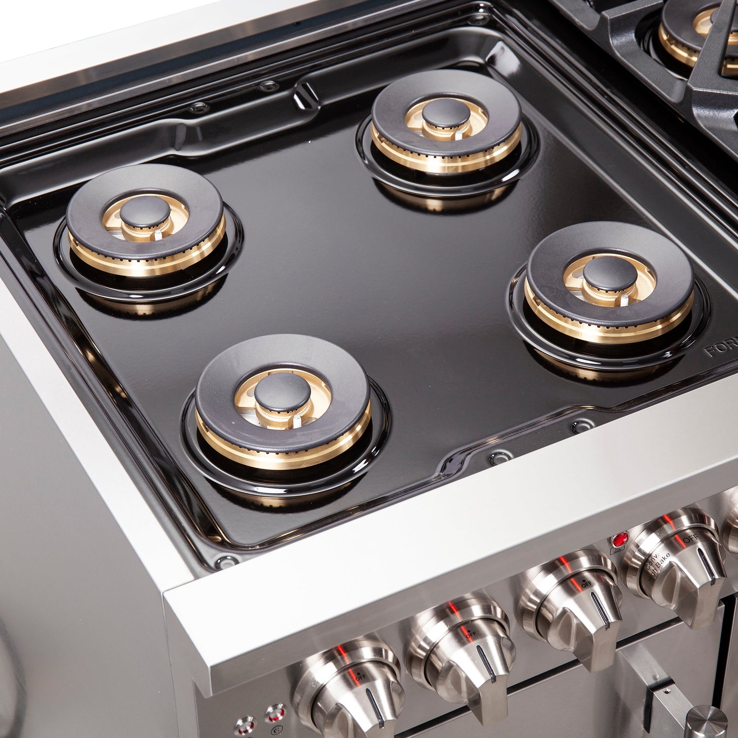 FORNO Capriasca 48" 6.58 cu. ft. Dual Fuel Range with French Door and 8 Sealed Burners, FFSGS6387-48