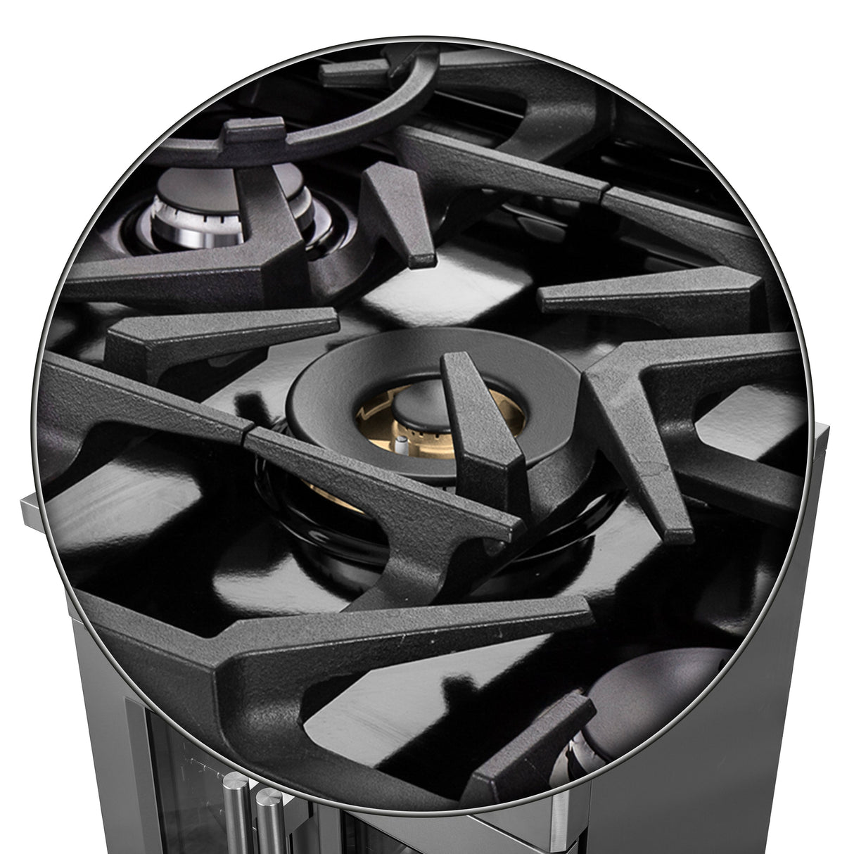 FORNO Massimo 30″ 4.32 cu. ft. Freestanding French Door Gas Range with 5 Burners, FFSGS6439-30