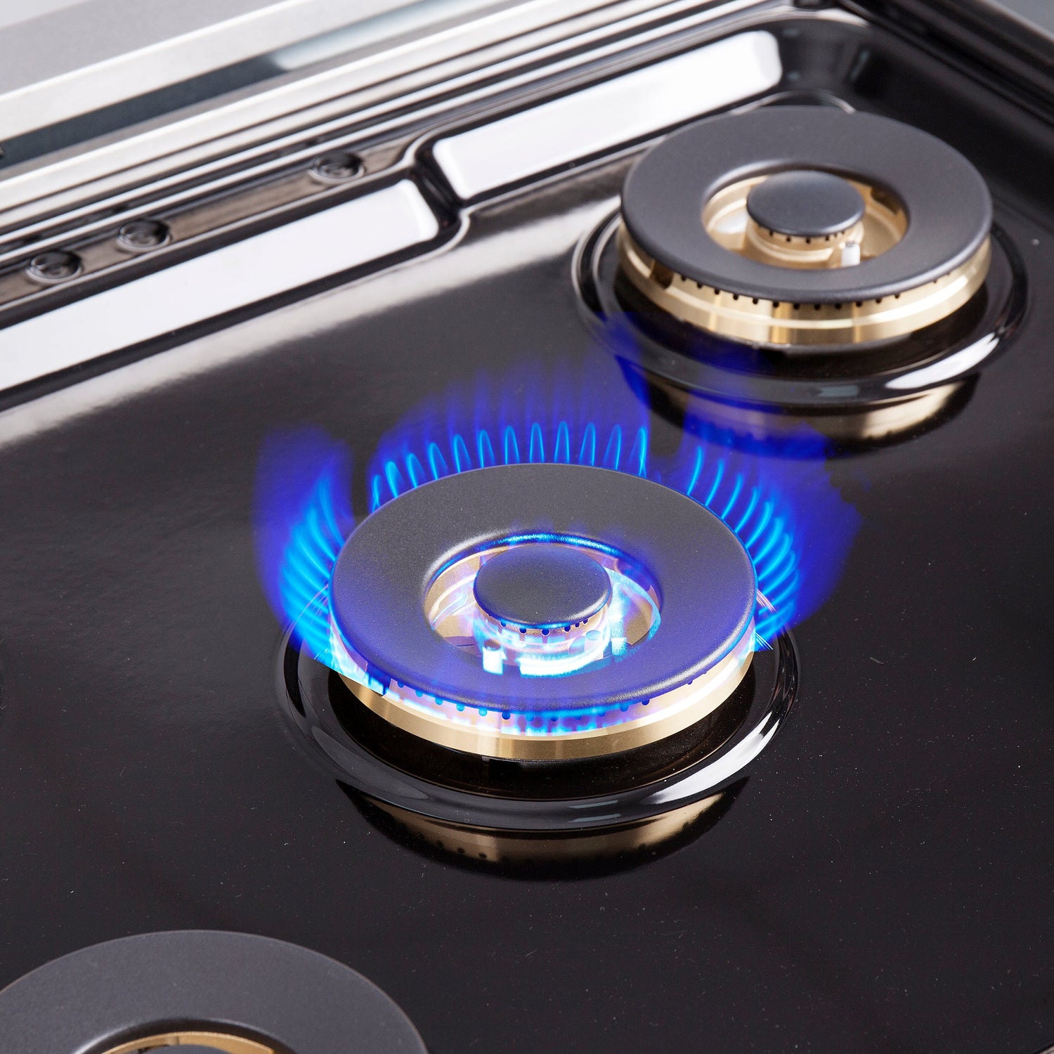 FORNO Capriasca 30" 4.32 cu. ft. Professional Gas Range with French Door and 5 Sealed Burners, FFSGS6460-30