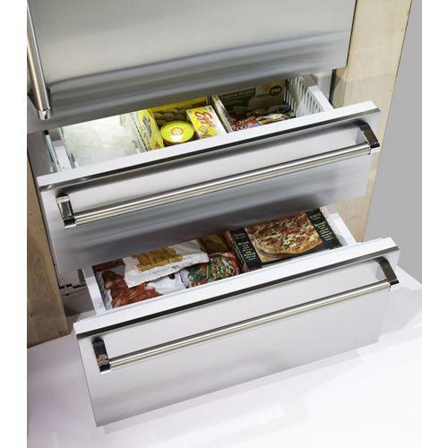 VIKING FBI7360WL LIMITED QUANTITIES AVAILABLE: 36" Custom Panel Fully Integrated Bottom-Freezer Refrigerator - FBI7360W in Stainless Steel