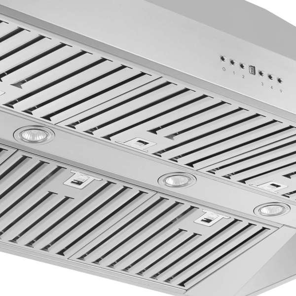 FORNO Coppito 48" 1,200 CFM Island Range Hood in Stainless Steel, FRHIS5129-48