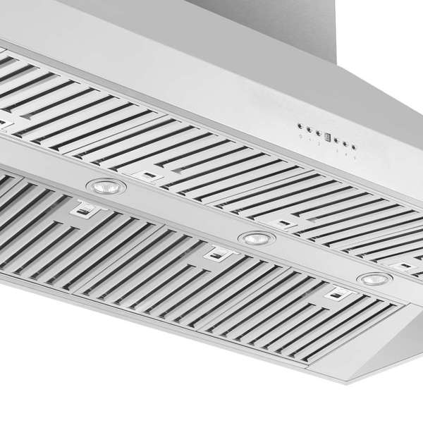 FORNO Coppito 60" 1,200 CFM Island Range Hood in Stainless Steel, FRHIS5129-60