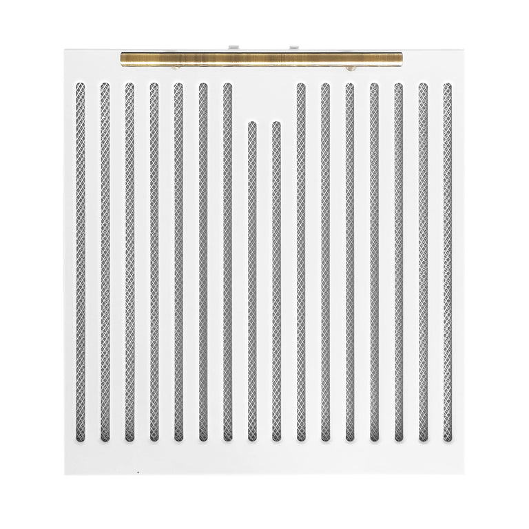 FORNO Espresso Package - 30" Electric Range, Range Hood and Dishwasher in White with Antique Brass Handles