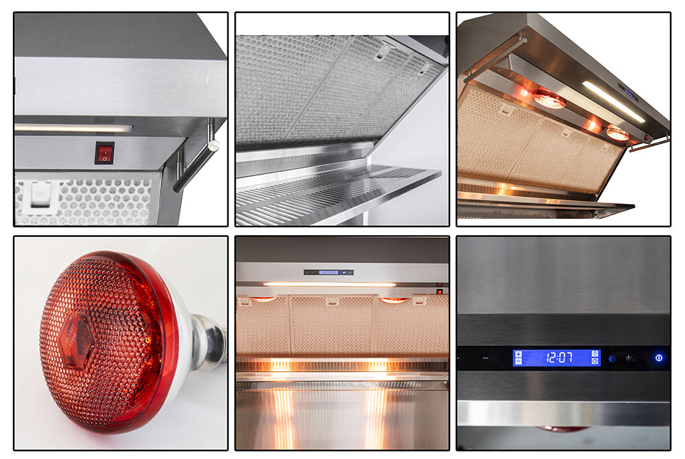 FORNO Appliance Package- 36 Inch Dual Fuel Range, Wall Mount Range Hood, AP-FFSGS6156-36