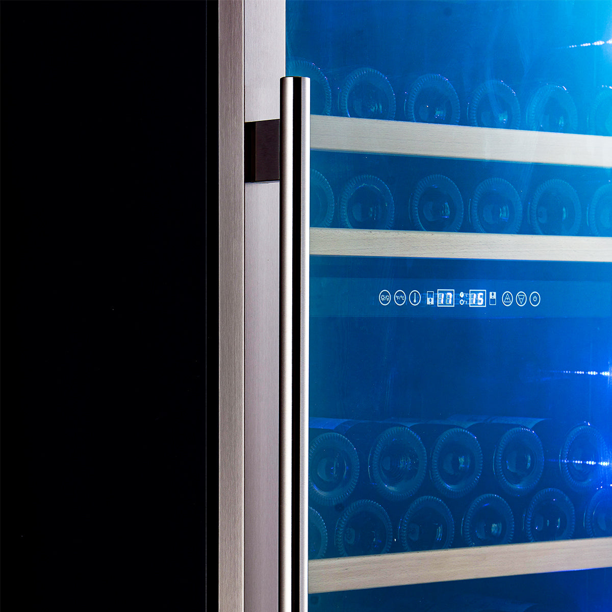 FORNO Cesinali 24" 16 cu. ft. Dual Zone 94 Bottle Wine Cooler, FWCDR6603-24S