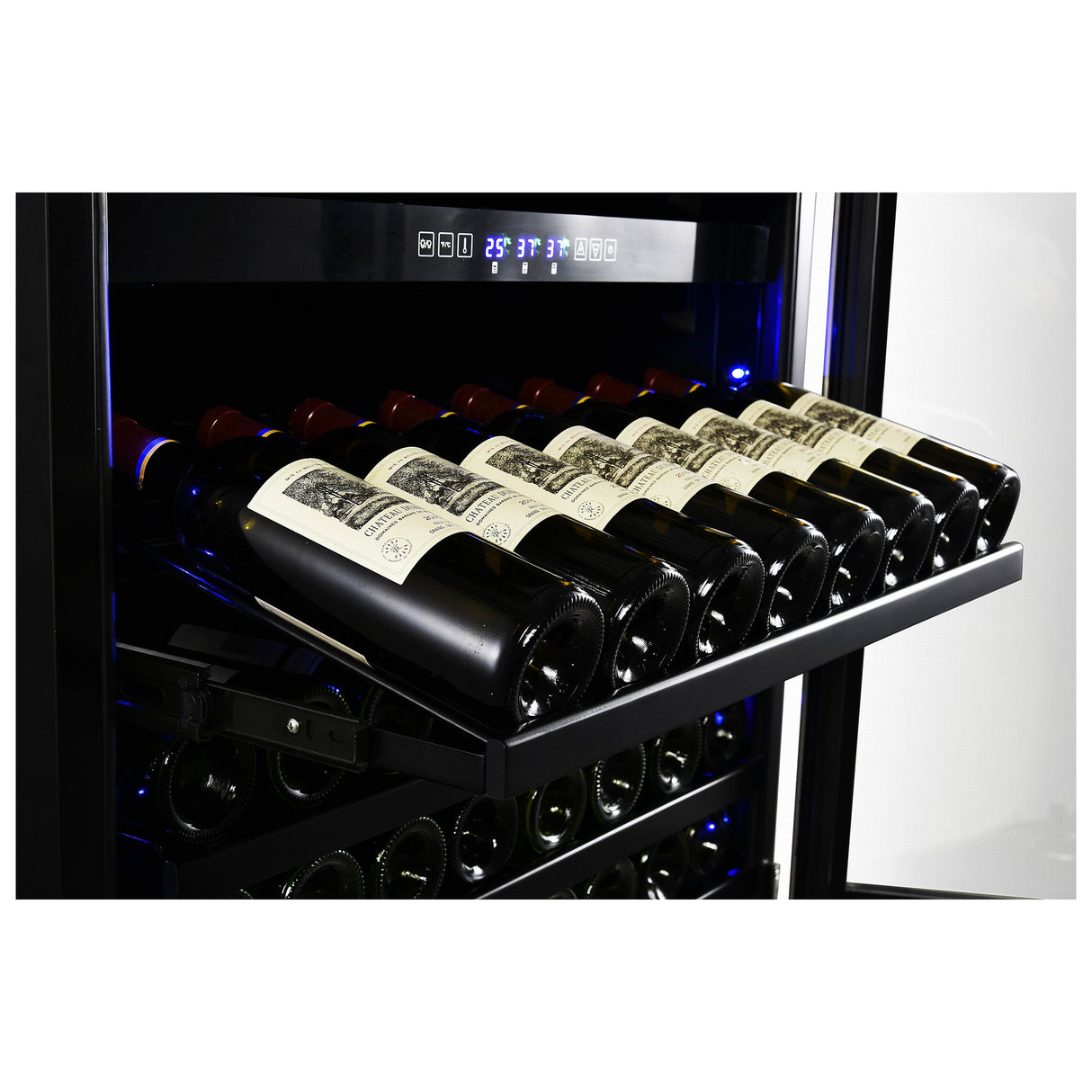FORNO Capraia 30" 144 Bottle & 200 Can Triple Zone Wine Cooler, FWCDR6661-30S