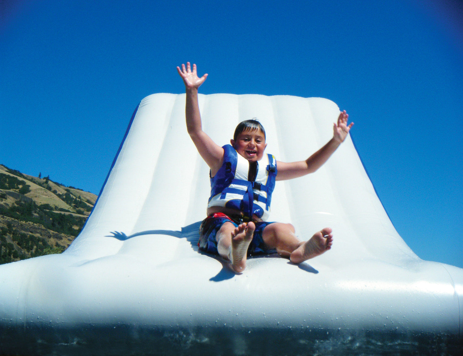 Aquaglide Freefall 6' Water Bouncer Climbing Slide