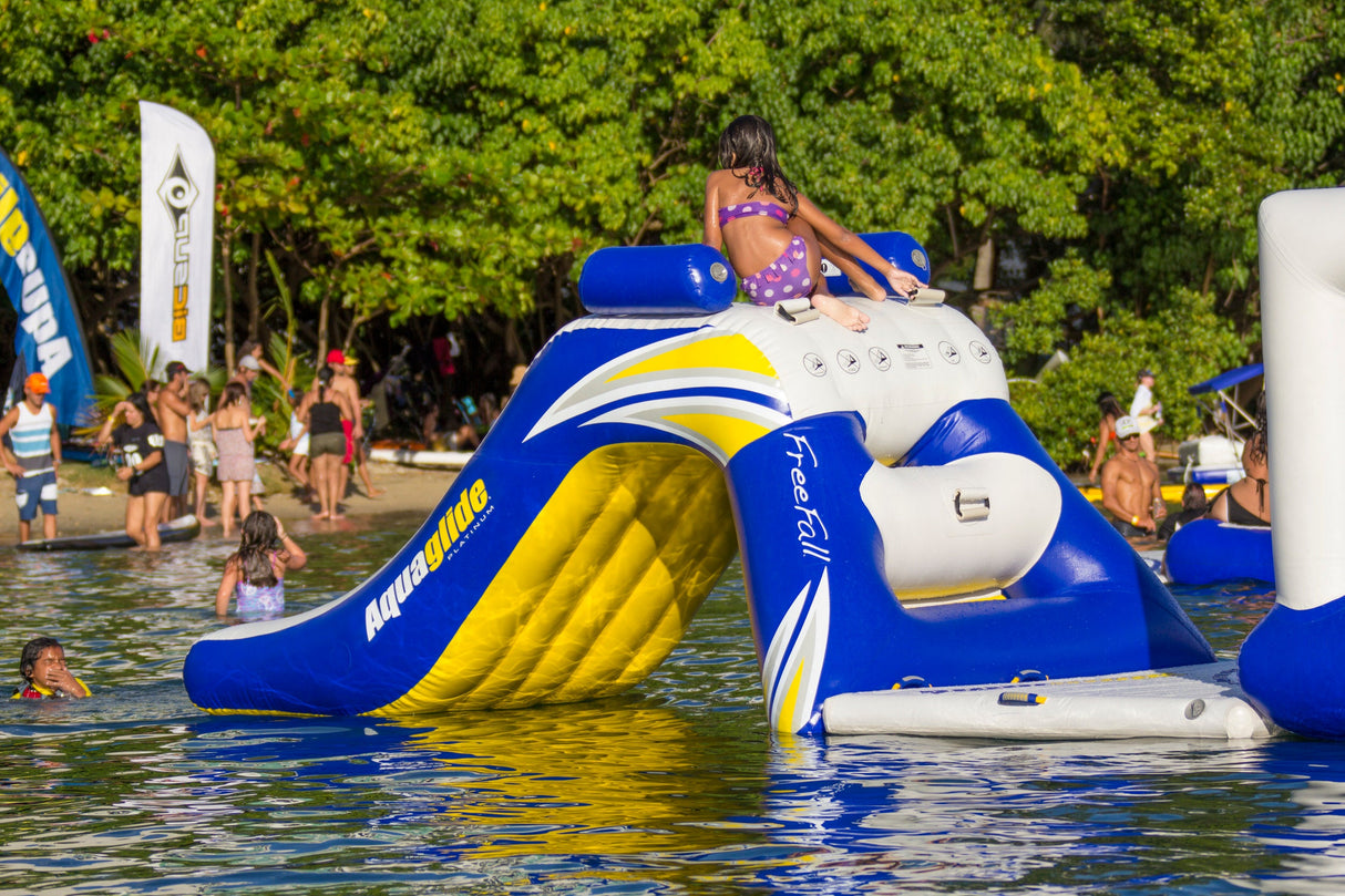 Aquaglide Freefall 6' Water Bouncer Climbing Slide