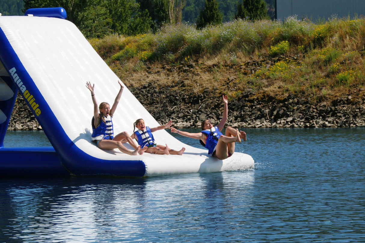 Aquaglide Freefall Extreme Aquapark Climbing Wall and Waterslide
