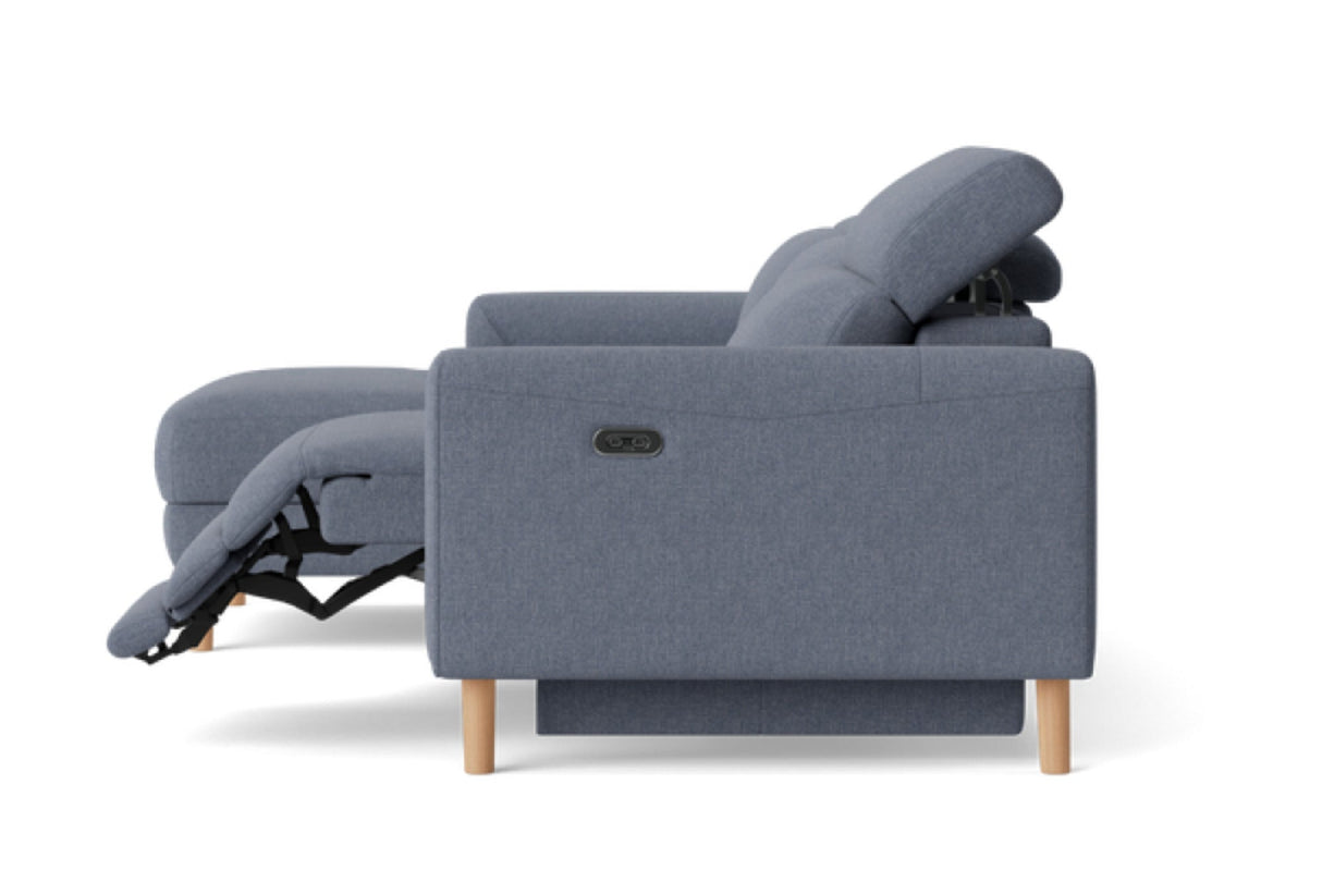 Freya Fabric Recliner Sectional Sofa