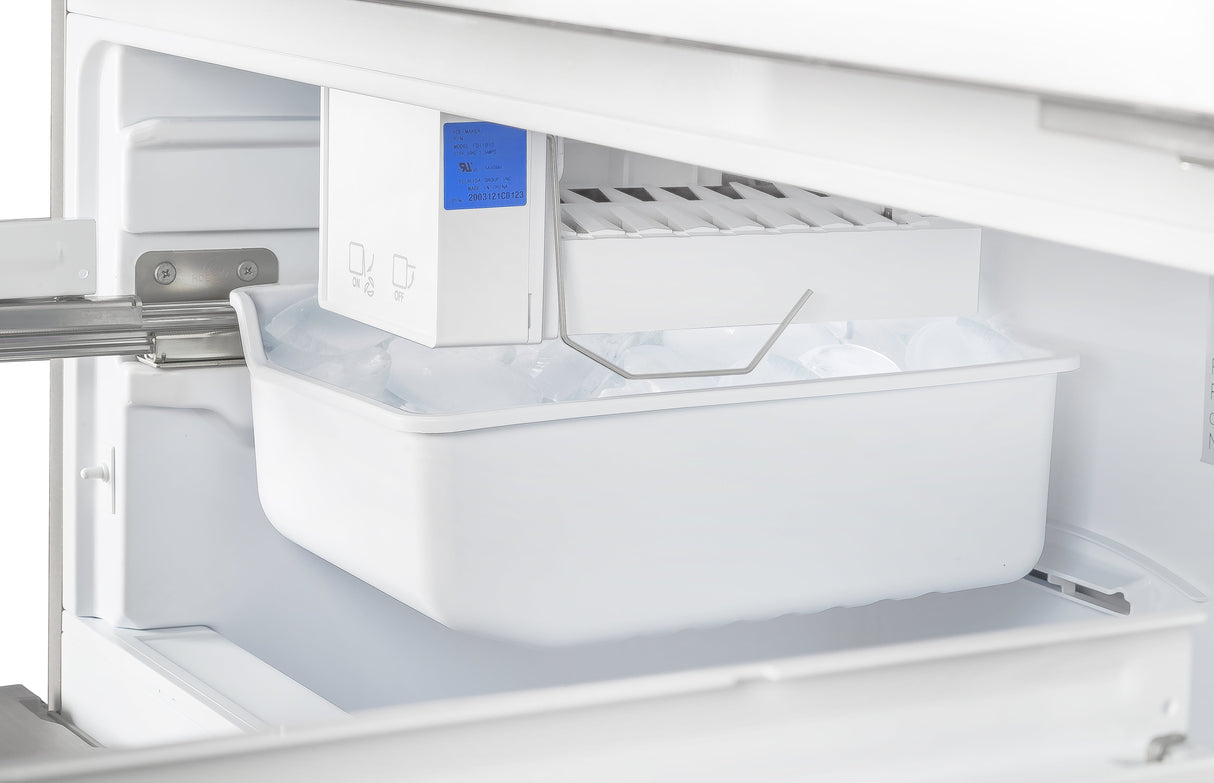 FORNO Moena 36" 19.2 cu. ft. French Door Built-In Refrigerator in Stainless Steel with Ice Maker, FFRBI1820-36SB