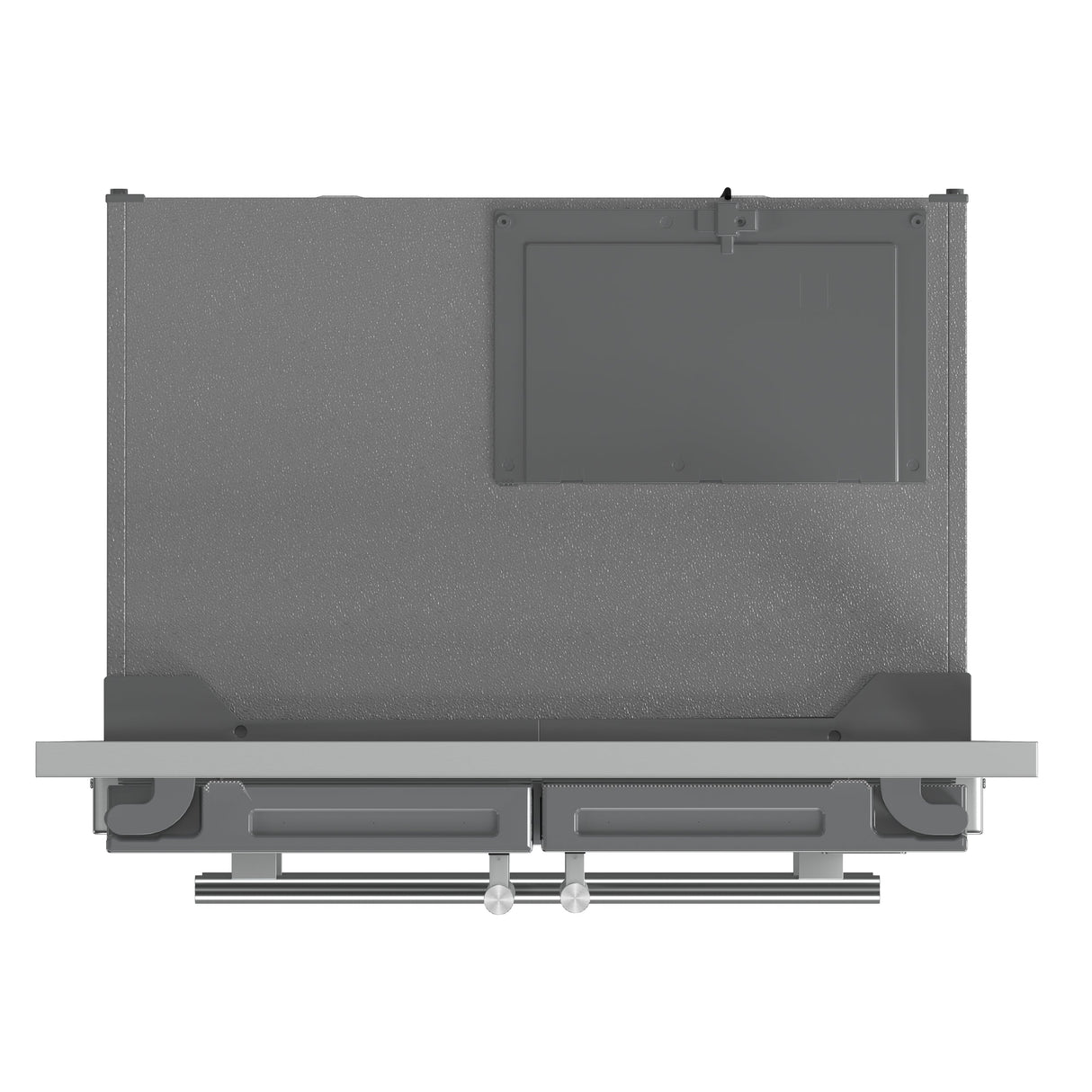 FORNO Moena 40" 19.2 cu. ft. French Door Built-In Refrigerator in Stainless Steel with Ice Maker and Grill Trim Kit, FFRBI1820-40SG