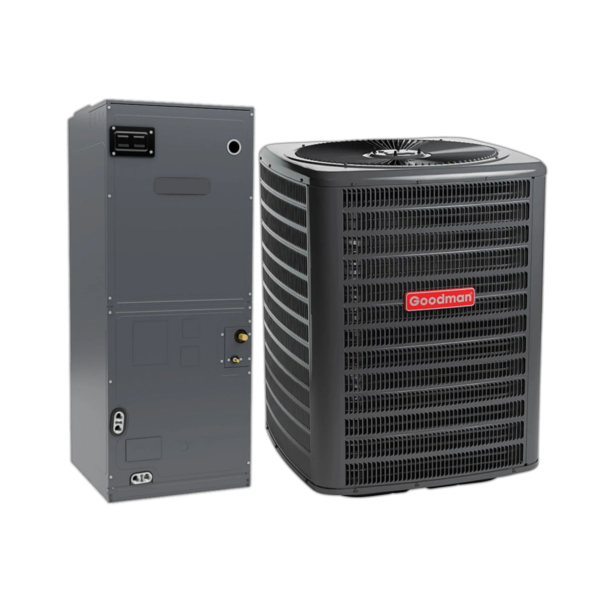 Goodman 1.5 Ton 14.3 SEER2 Central Air Conditioner Condenser with Multi-Position Air Handler