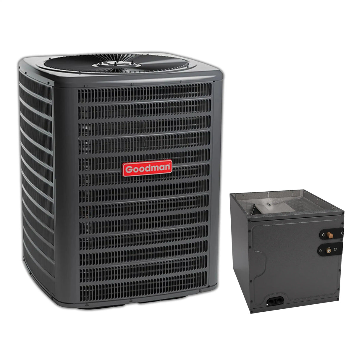 Goodman 1.5 Ton 13.4 SEER2 Central Air Conditioner and Evaporator Coil