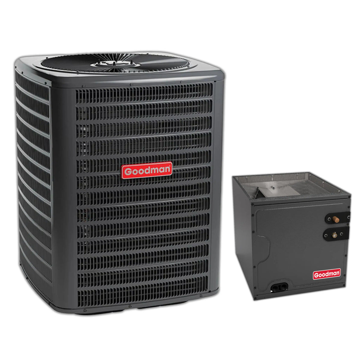 Goodman 1.5 Ton 13.4 SEER2 Central Air Conditioner and Evaporator Coil
