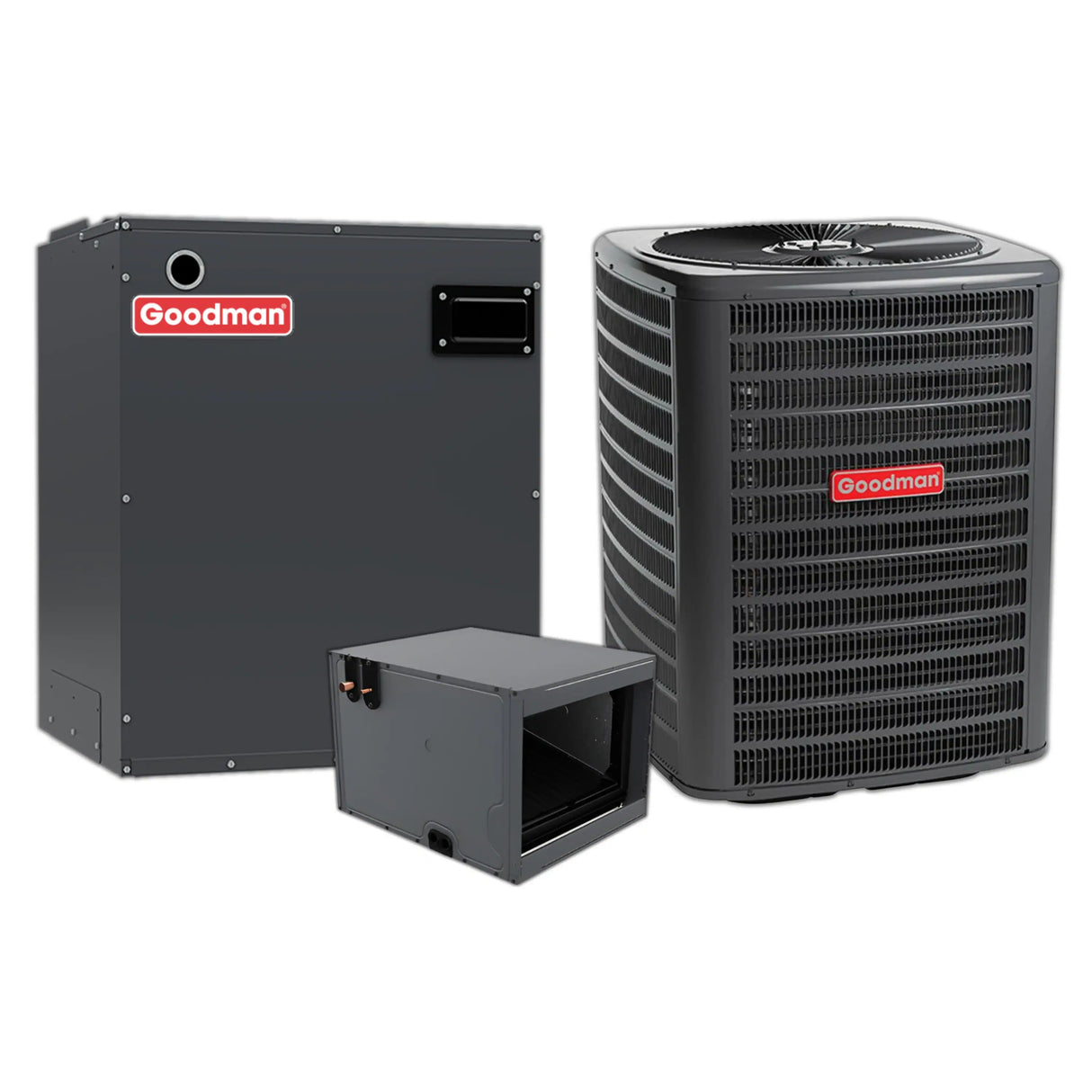 Goodman 5.0 Ton 13.4 SEER2 Central Air Conditioner and Air Handler and Evaporator Coil