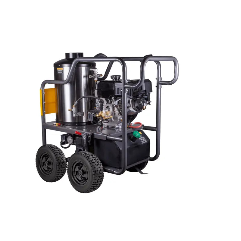 BE Power 4,000 PSI - 4.0 GPM Hot Water Pressure Washer with Powerease 420 Engine and AR Triplex Pump - HW4015RA