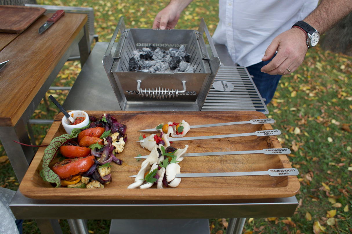 Tagwood BBQ Set of 2 Stainless steel skewers | BBQ89--