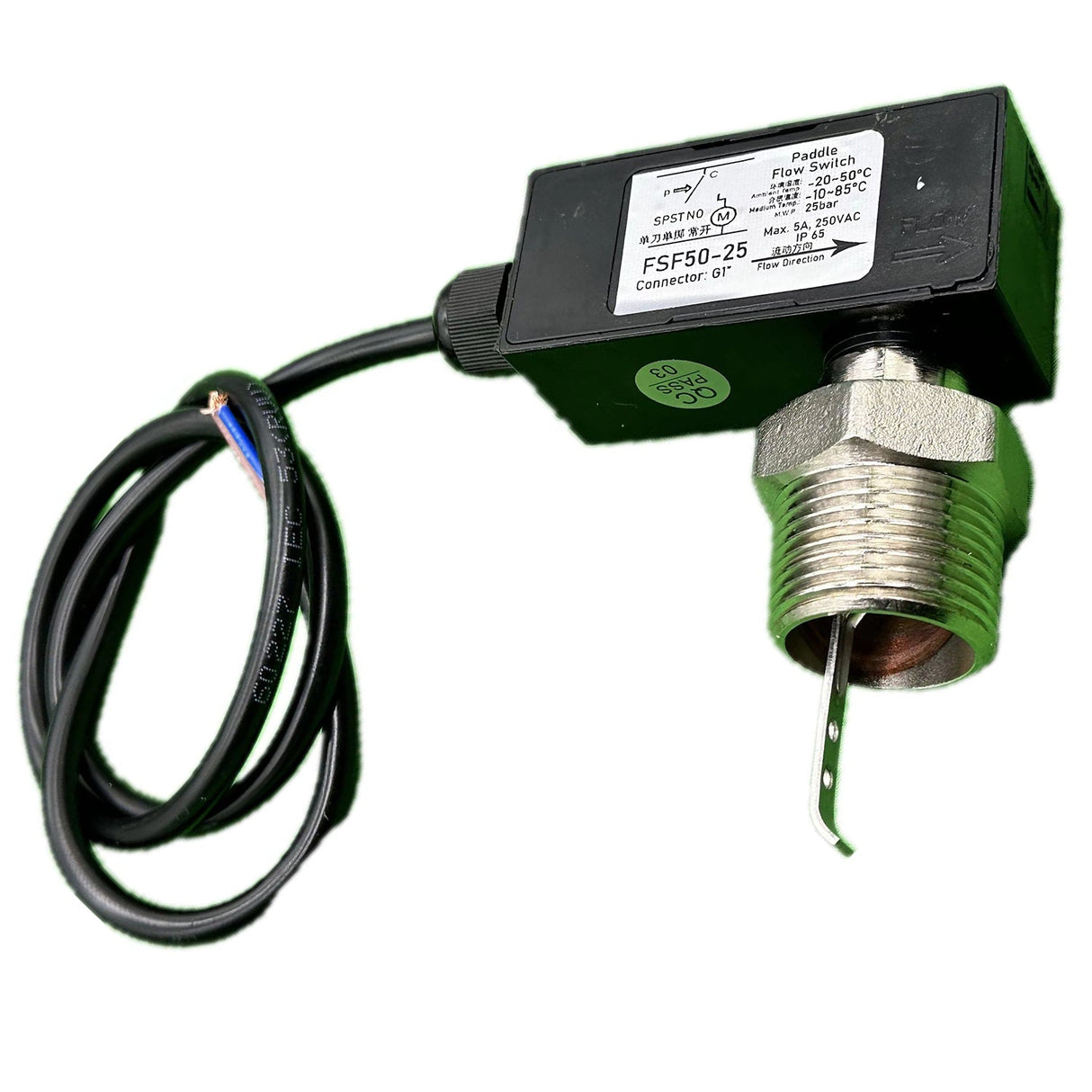 Stainless Paddle Flow Switch