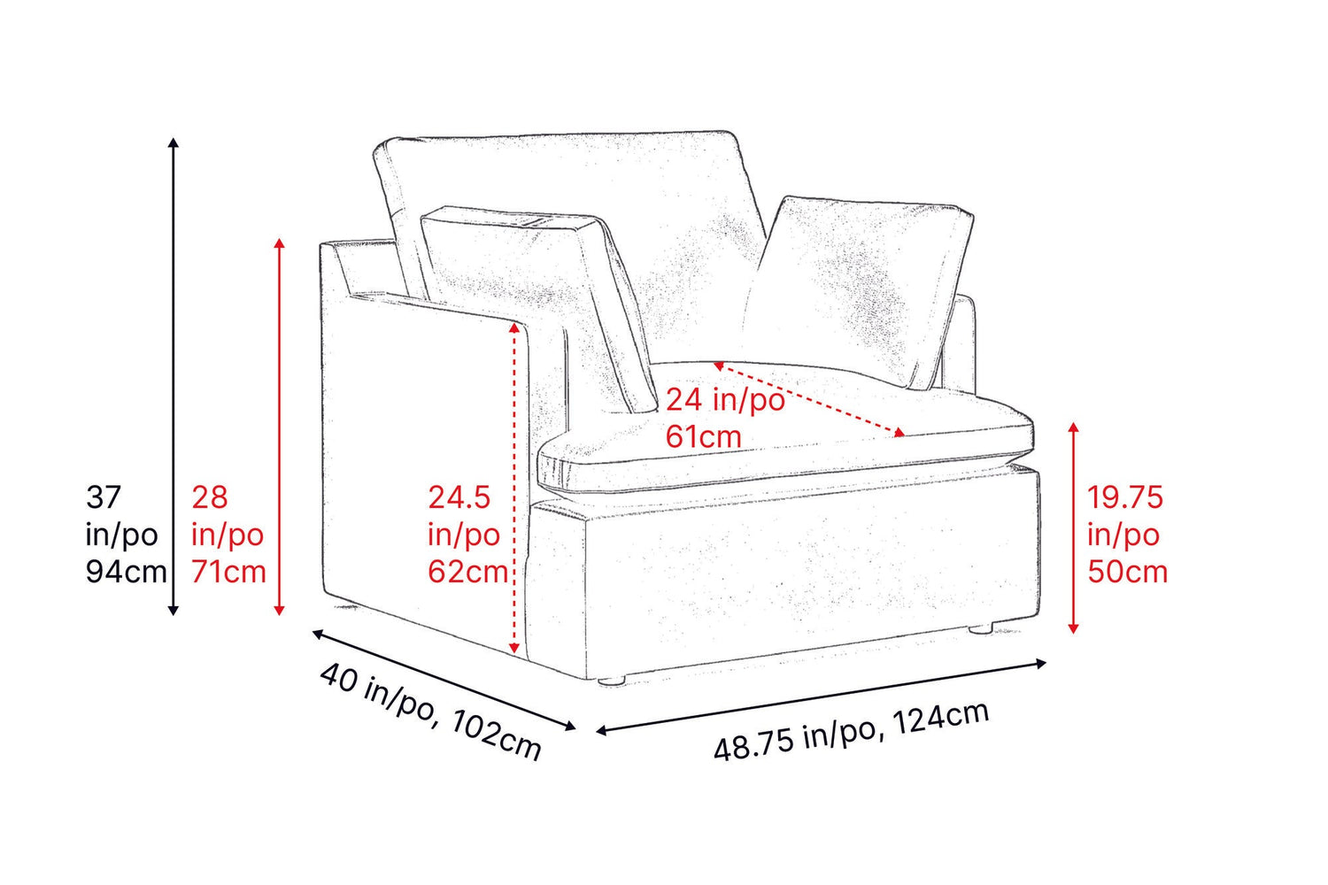 Isola Leather Theater Lounge Modular Sofa