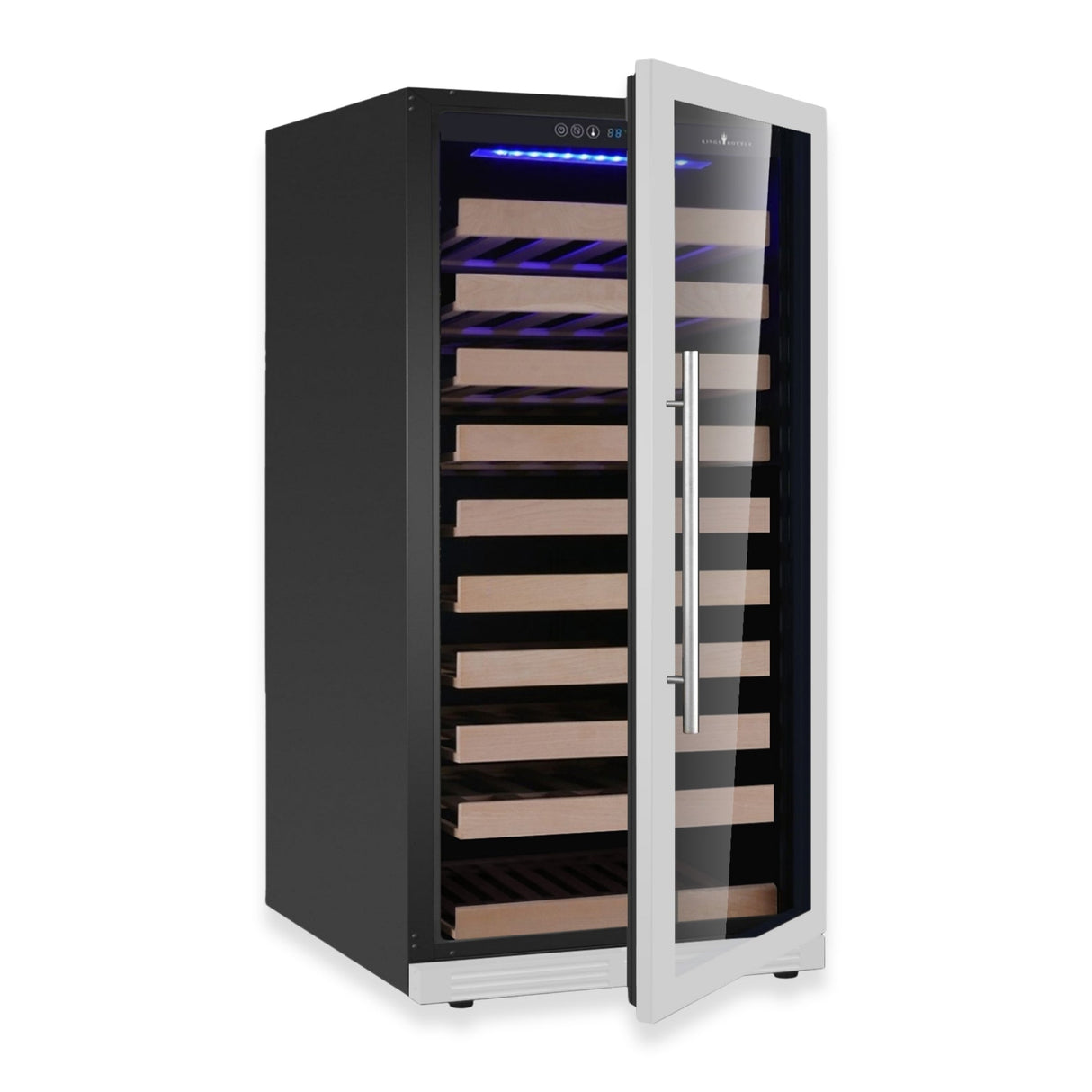 47-Inch Height Single Zone Wine Cooler with Low-E Glass Door